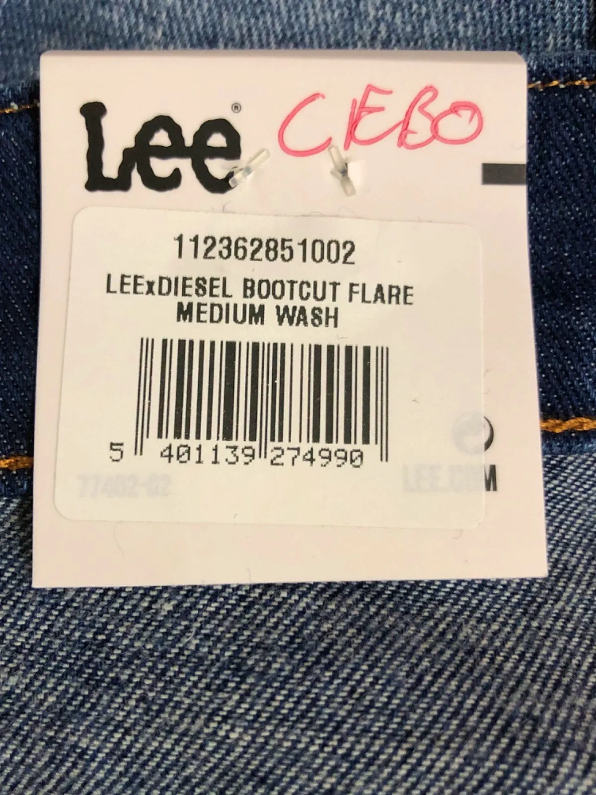 Diesel Medium Wash Bootcut Flare Jeans UK 10