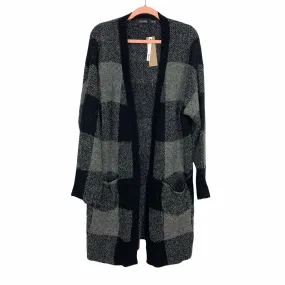 DO BE Grey and Black Wool Blend Cardigan NWT- Size L