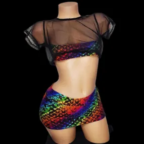 Dynamite Girl II|  Cheeky Mini Skirt Set