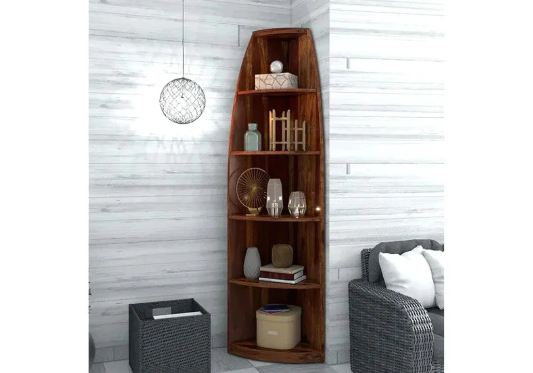 Elegant Teak Wooden Hand Crafted Corner