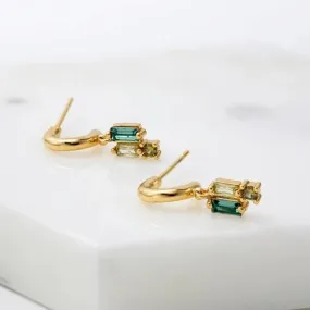Elenore Earring - Gold/Sea