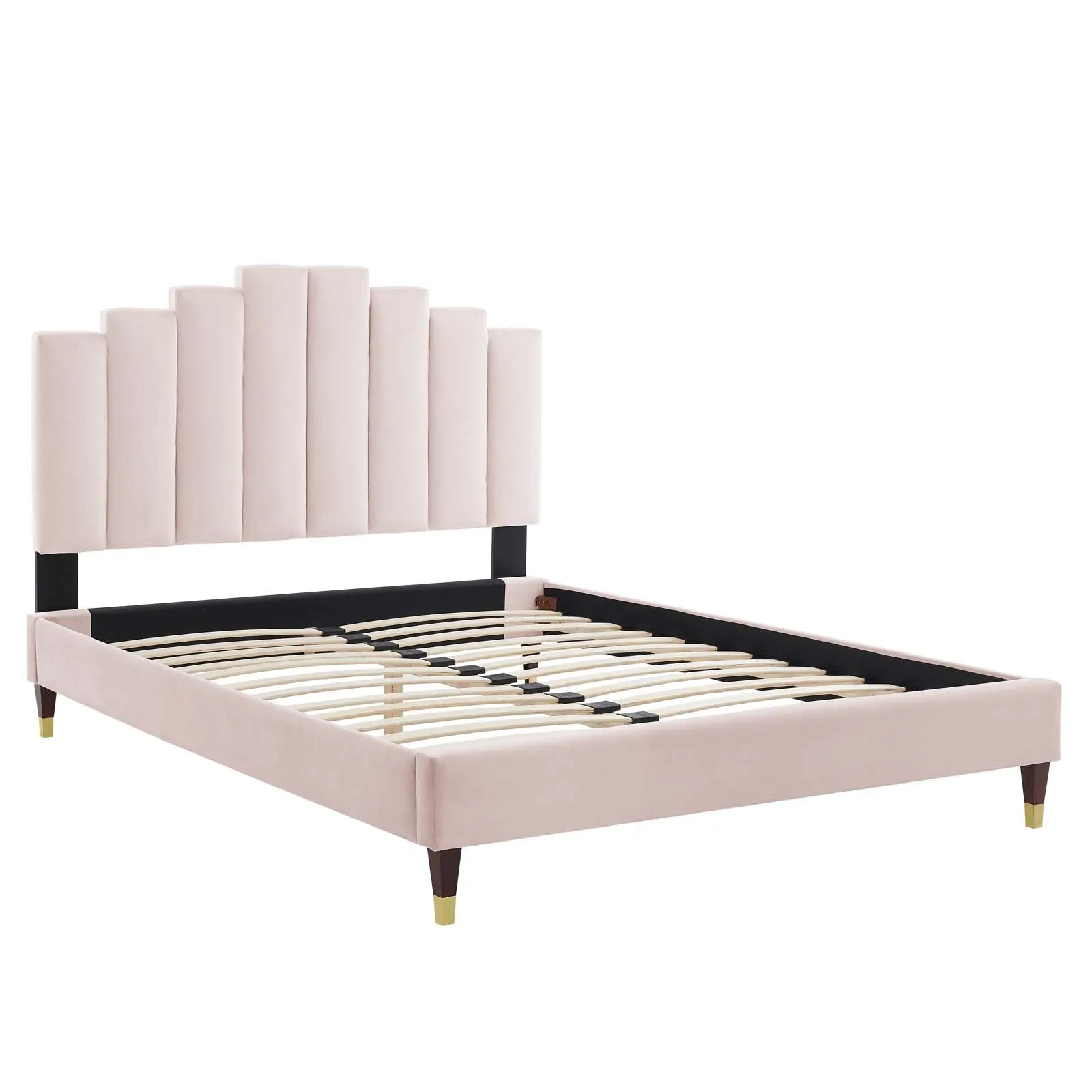 Elise  Performance Velvet Platform Bed