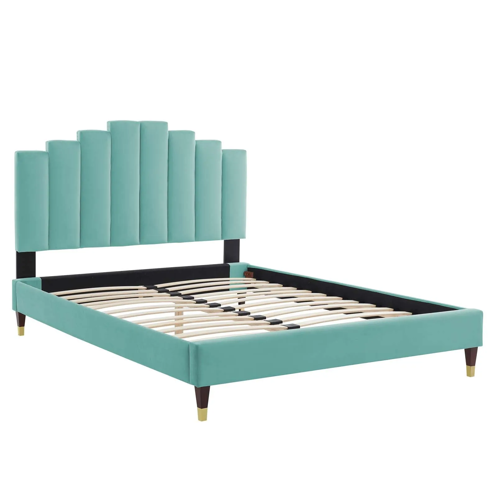 Elise  Performance Velvet Platform Bed