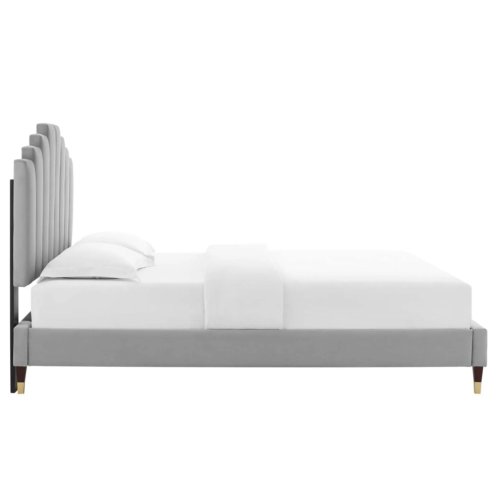 Elise  Performance Velvet Platform Bed