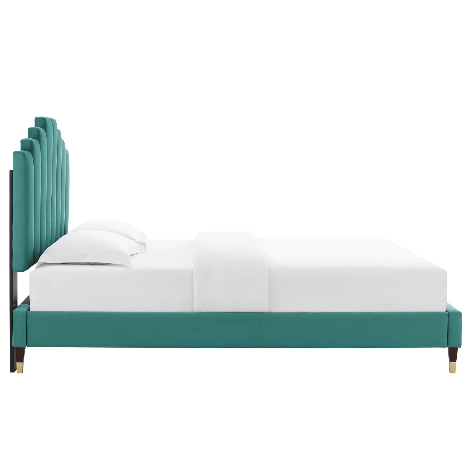Elise  Performance Velvet Platform Bed