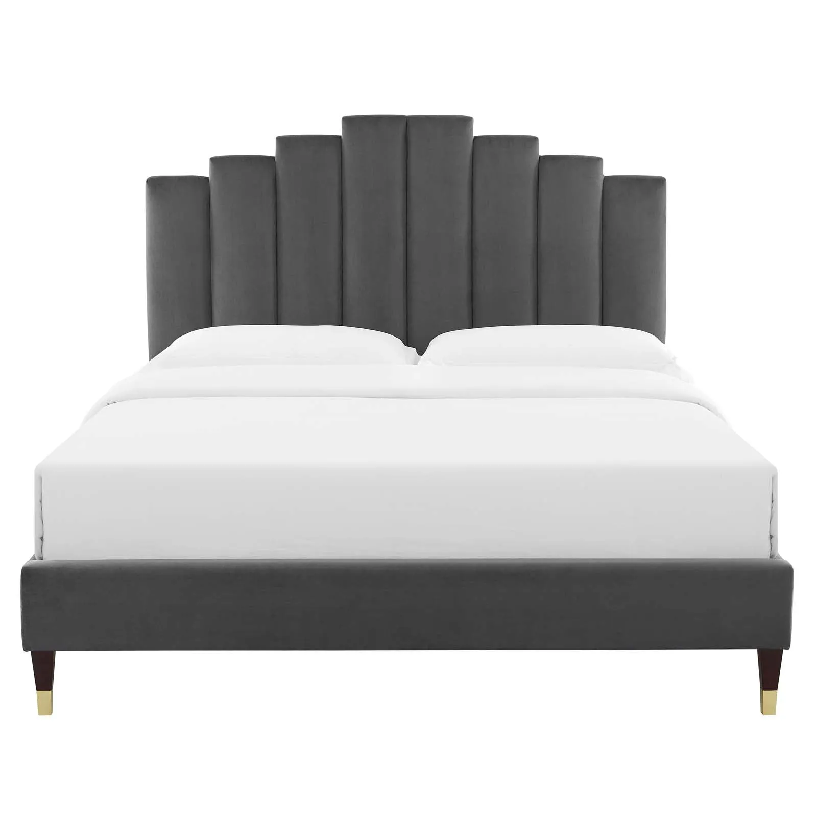 Elise  Performance Velvet Platform Bed