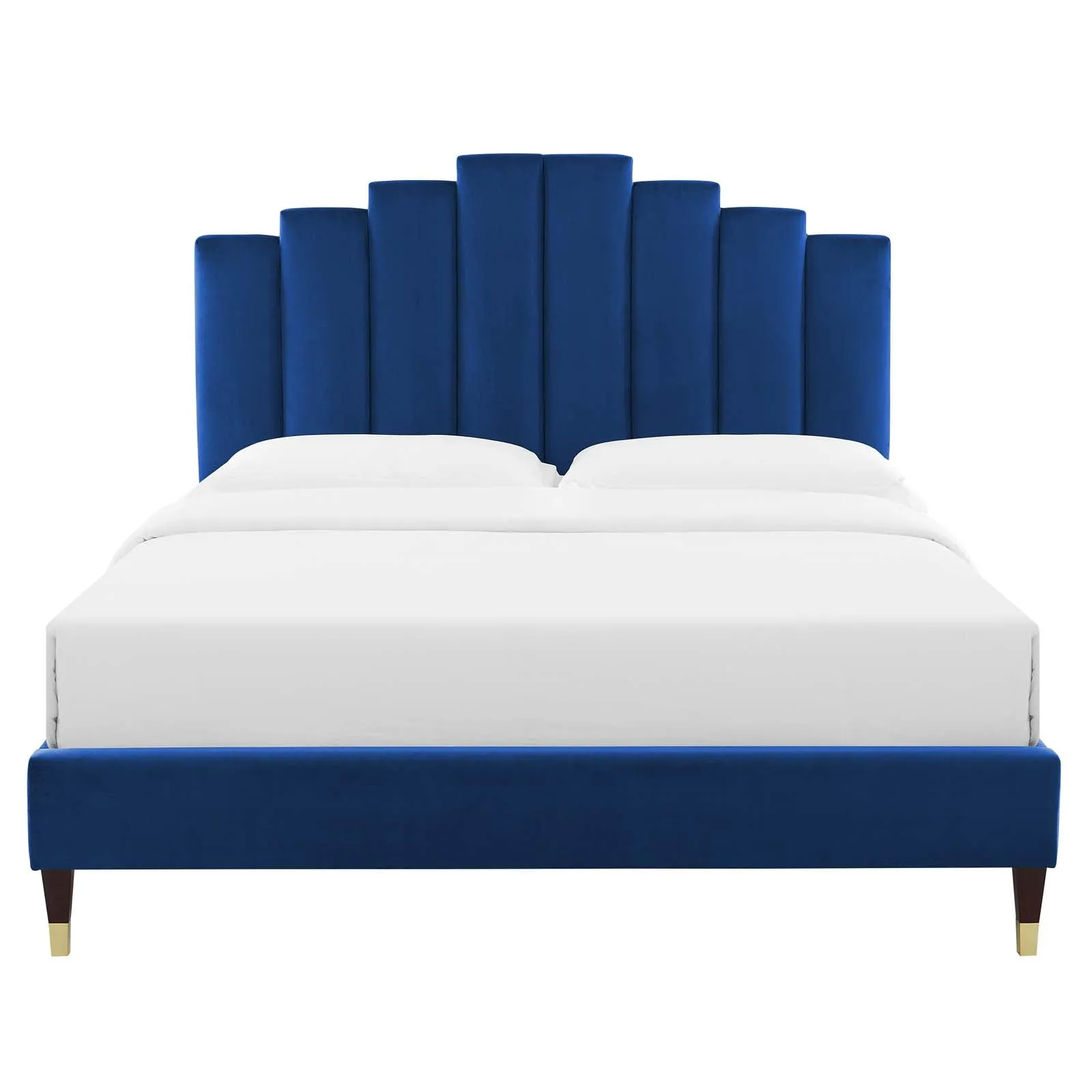 Elise  Performance Velvet Platform Bed