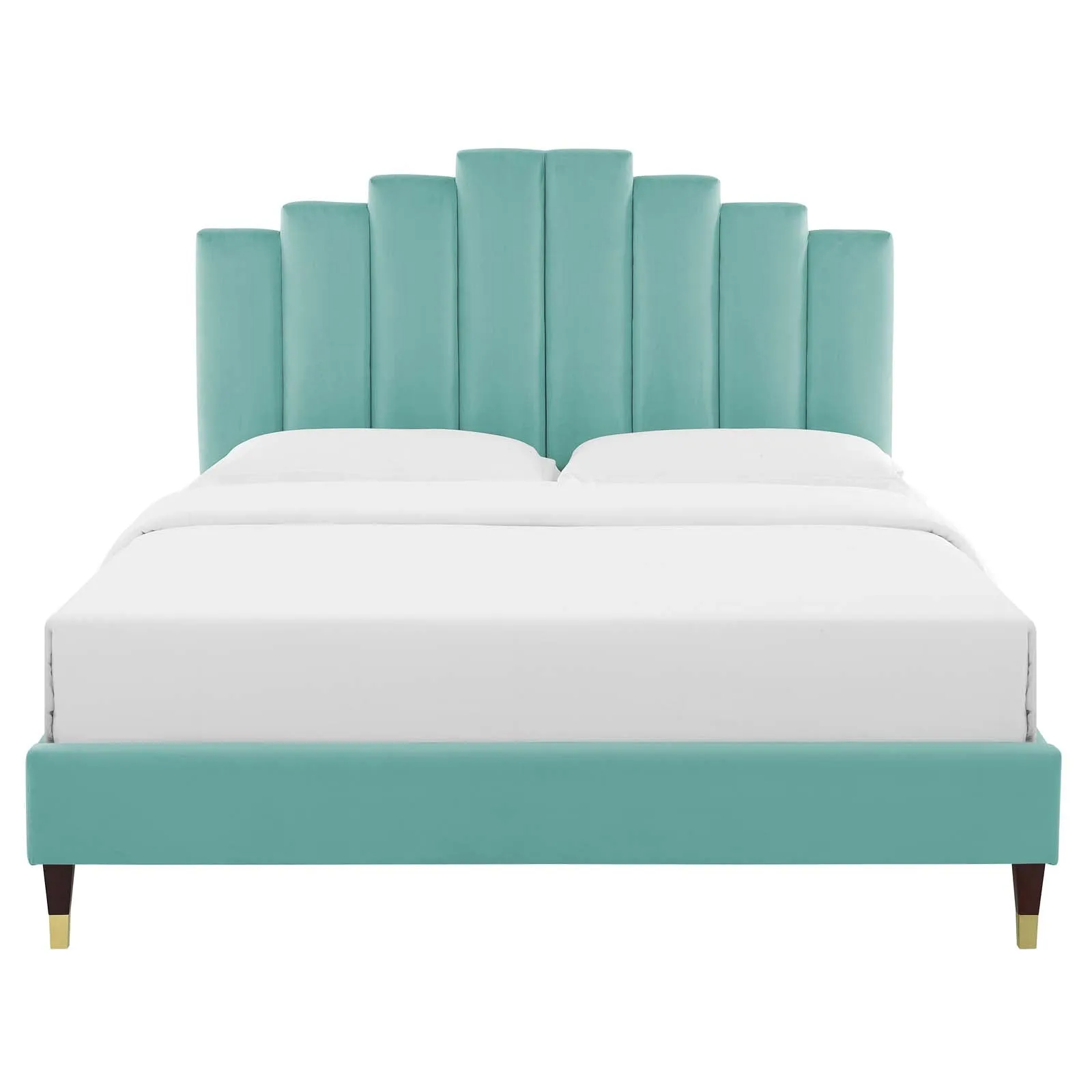 Elise  Performance Velvet Platform Bed
