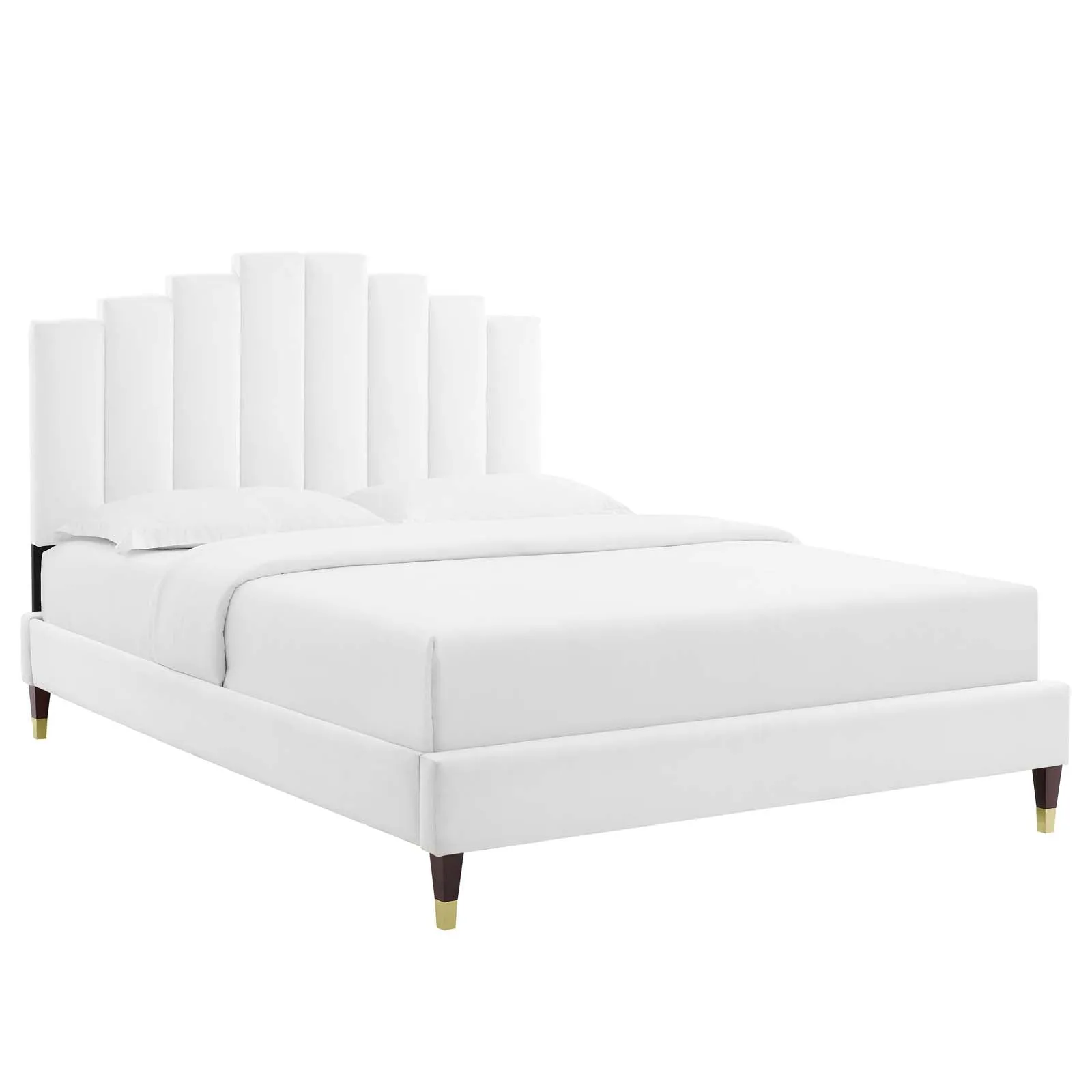 Elise  Performance Velvet Platform Bed
