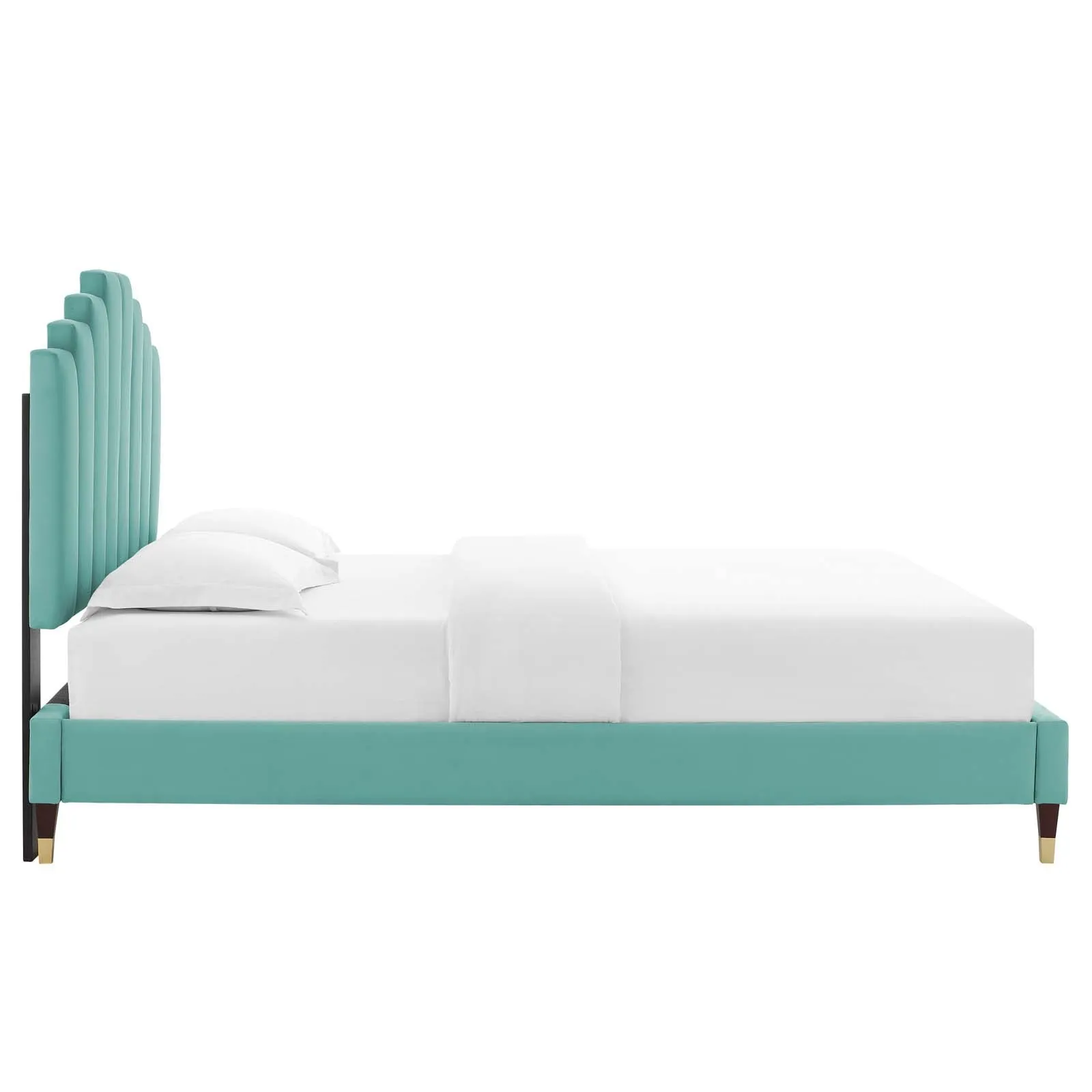 Elise  Performance Velvet Platform Bed