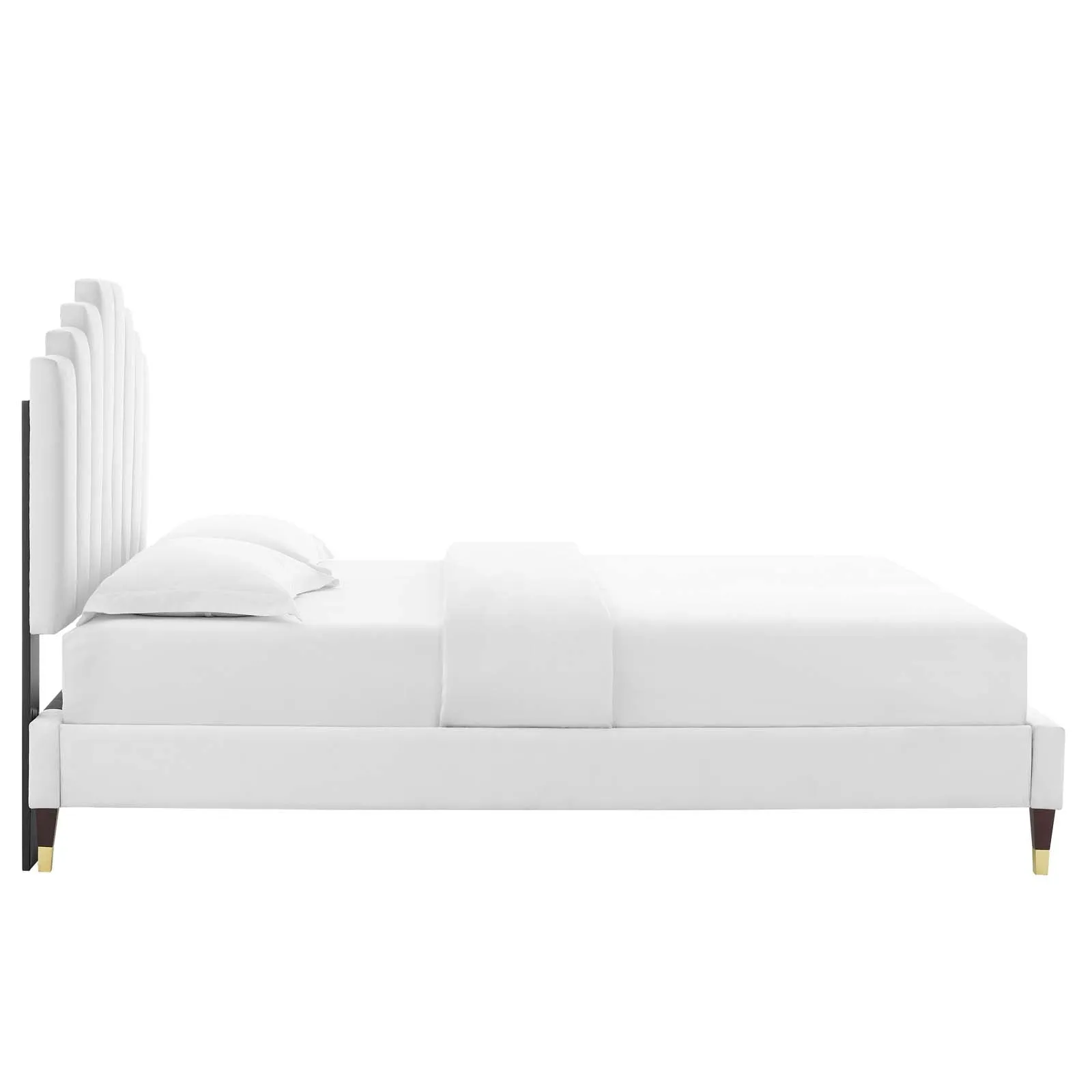 Elise  Performance Velvet Platform Bed