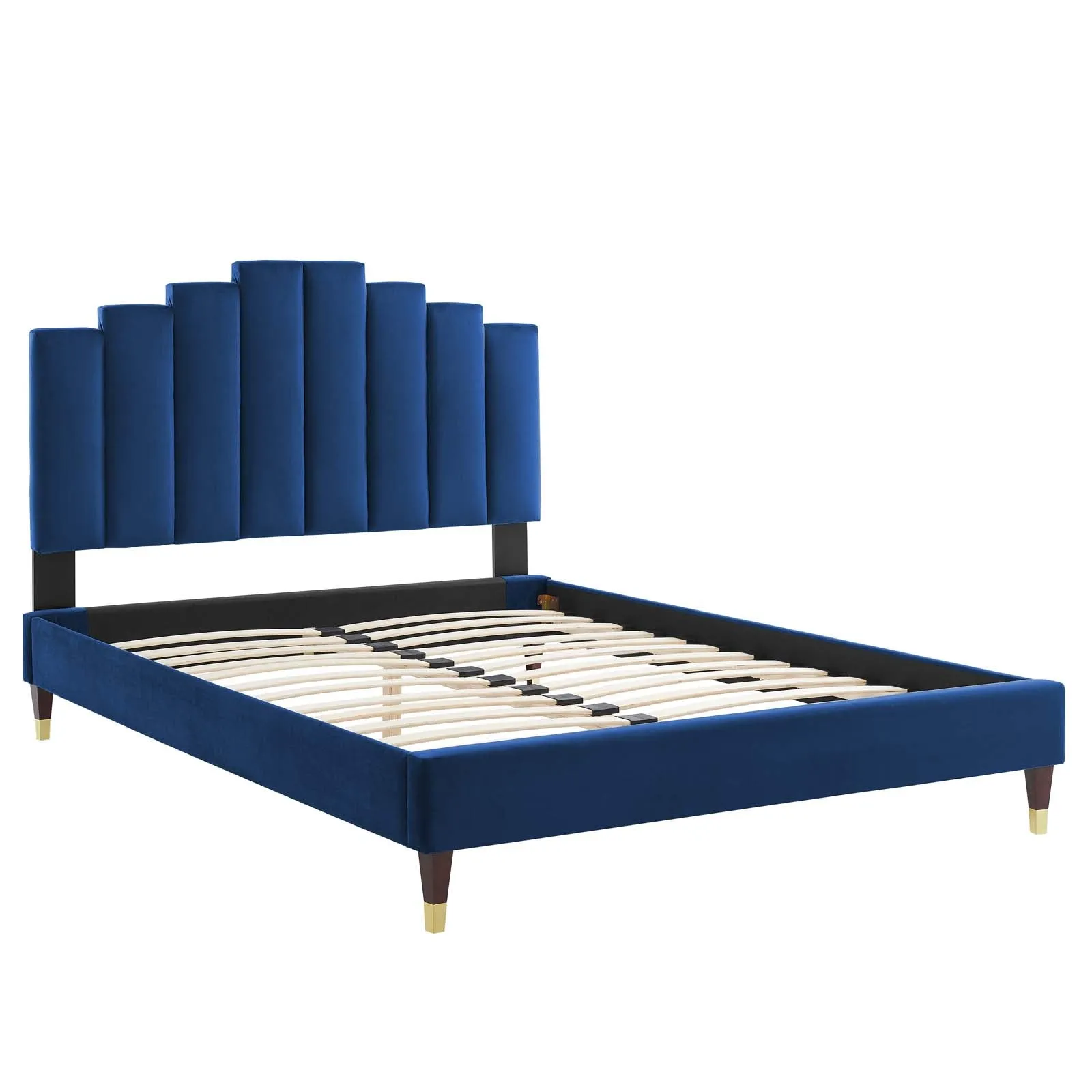Elise  Performance Velvet Platform Bed