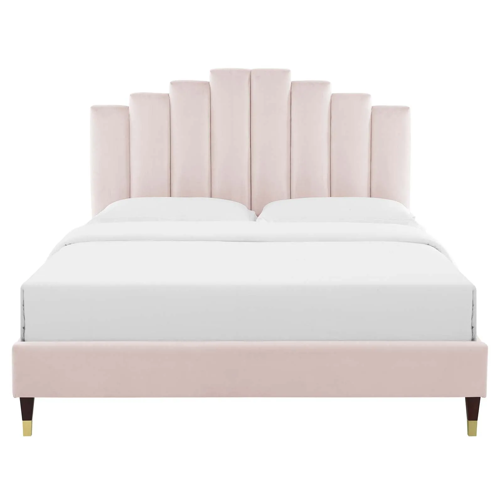 Elise  Performance Velvet Platform Bed