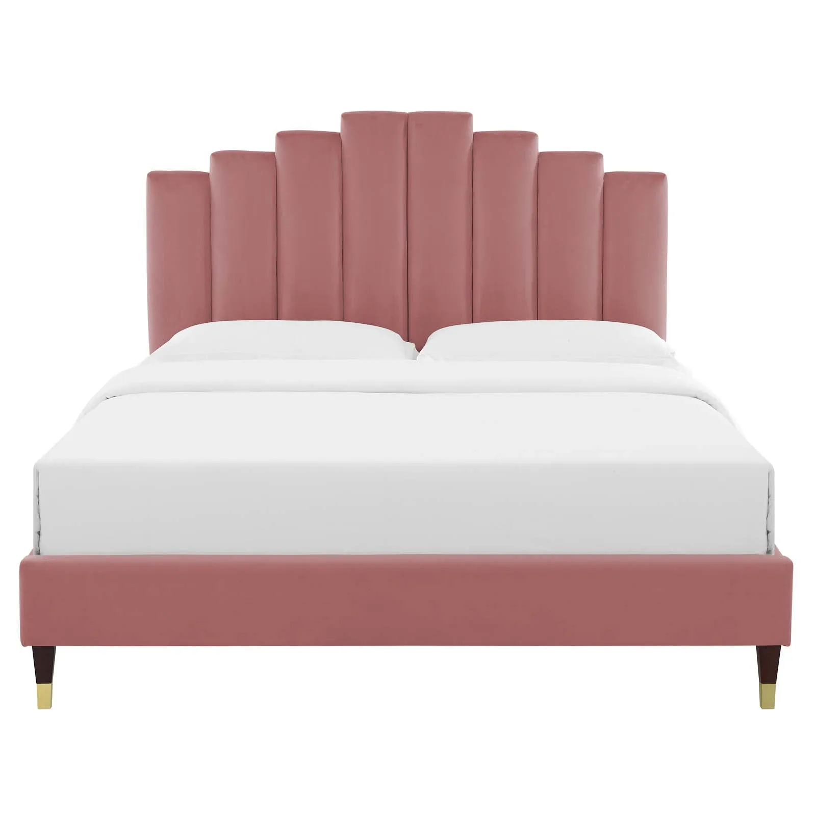 Elise  Performance Velvet Platform Bed