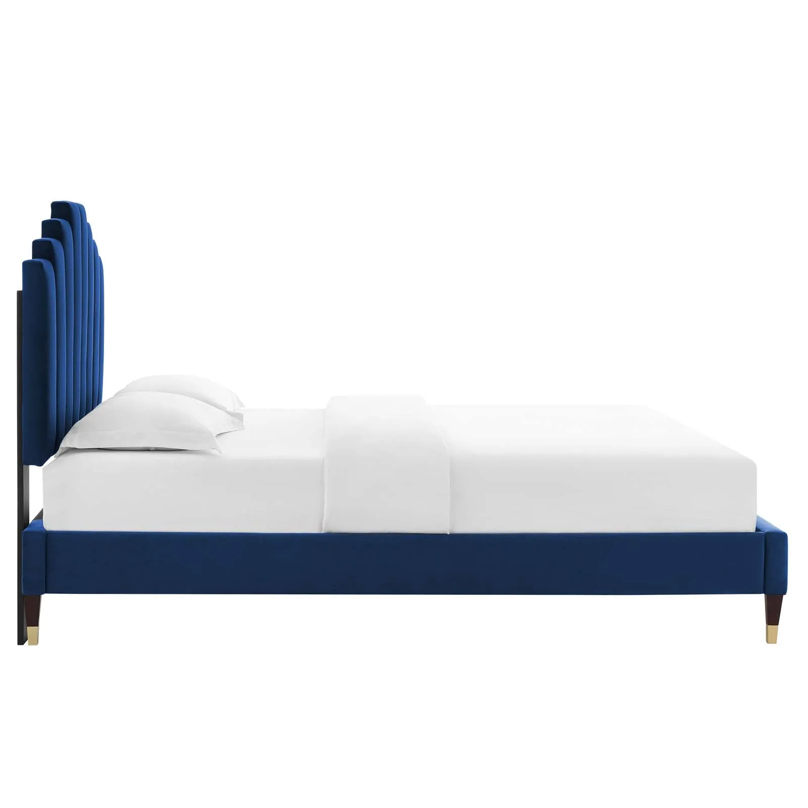 Elise  Performance Velvet Platform Bed