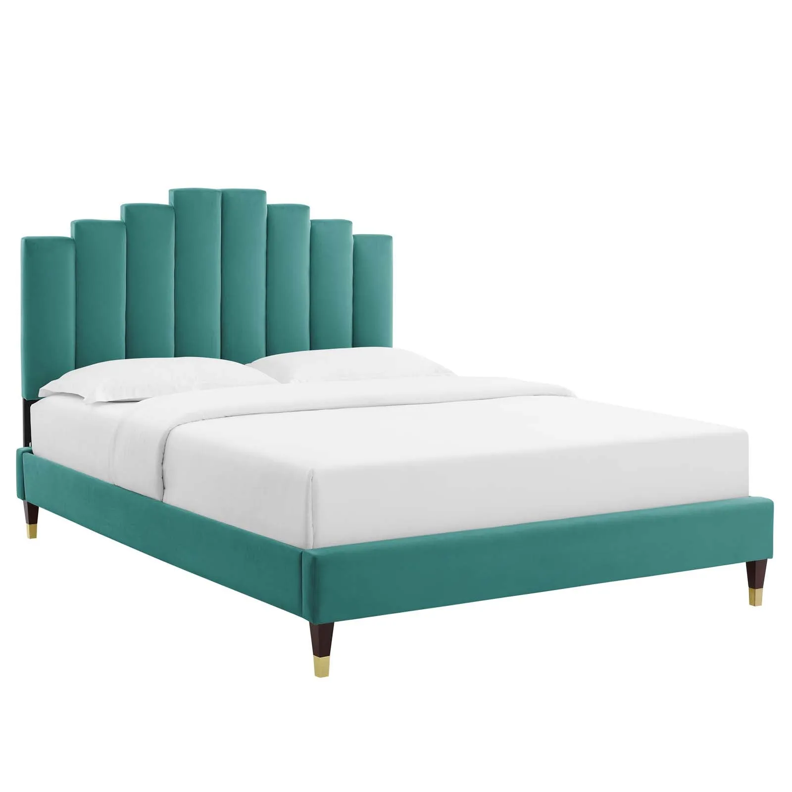 Elise  Performance Velvet Platform Bed