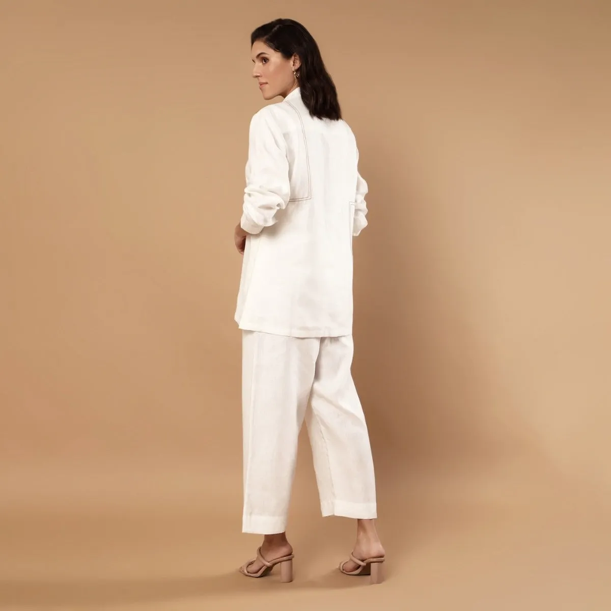 Ember - Hemp Co-ord Set - White