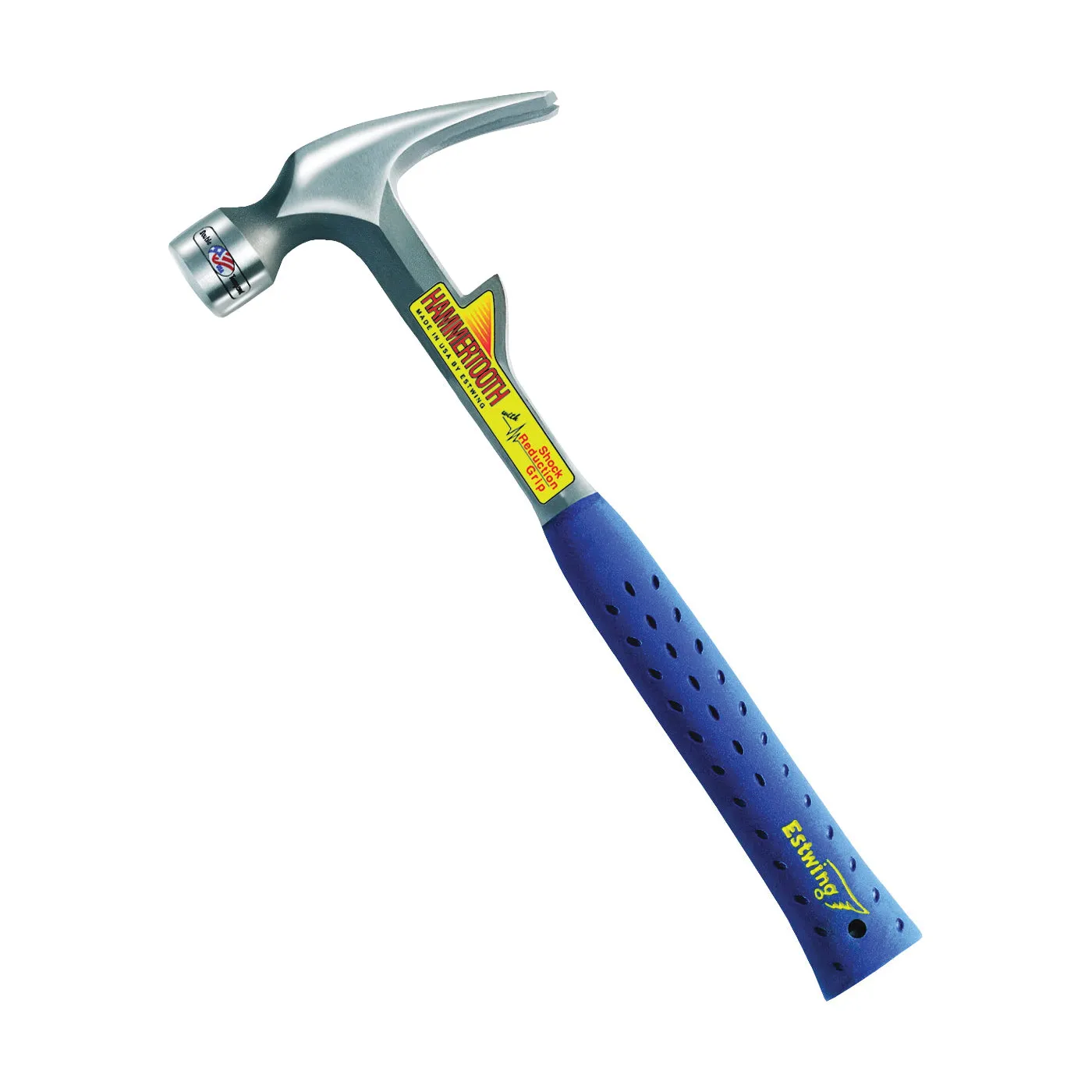 Estwing E6-22TM Estwing Hammer Tooth, 22 oz Head, Rip, Claw, Milled Head, Steel Head, 13-3/4 in OAL