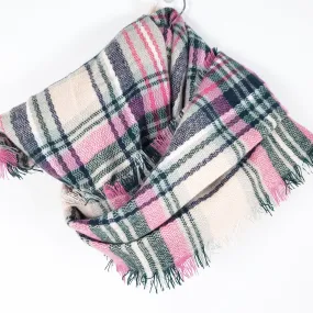 Fireside Plaid Scarf (Pink)