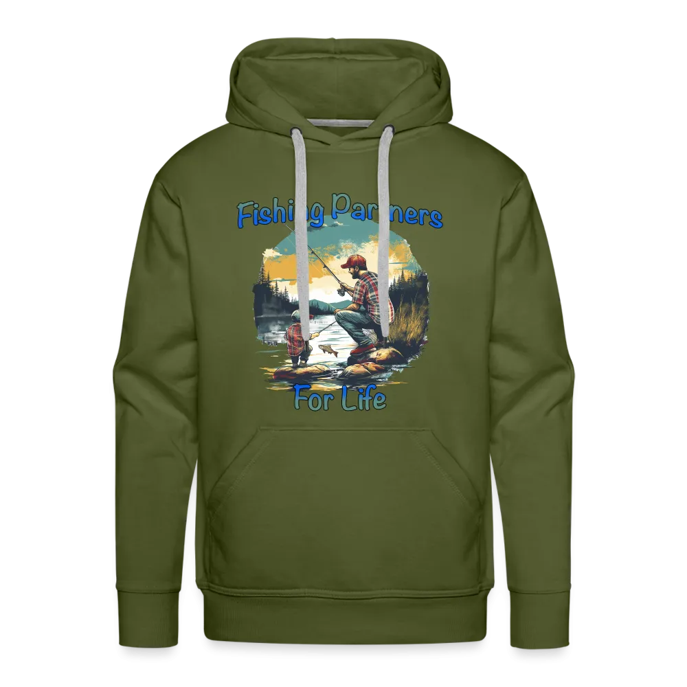 Fishing Partners for Life (Dad and Son) Men’s Premium Hoodie
