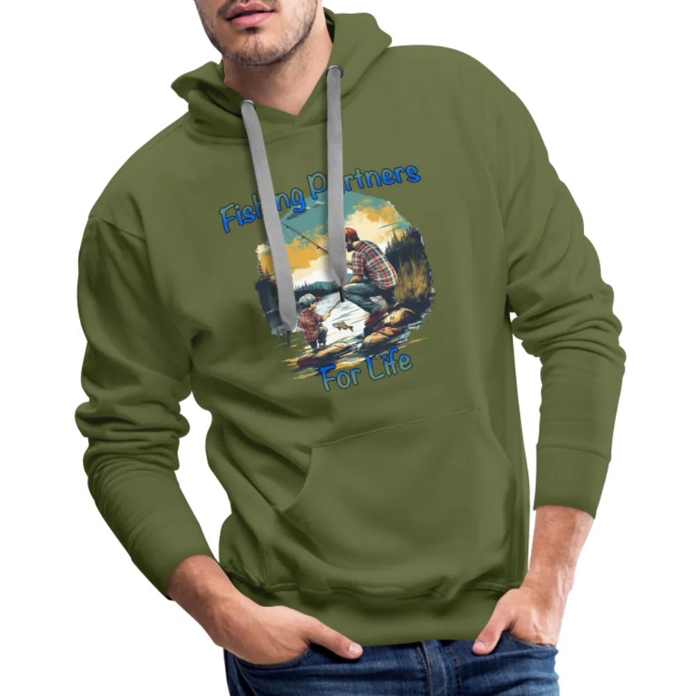 Fishing Partners for Life (Dad and Son) Men’s Premium Hoodie