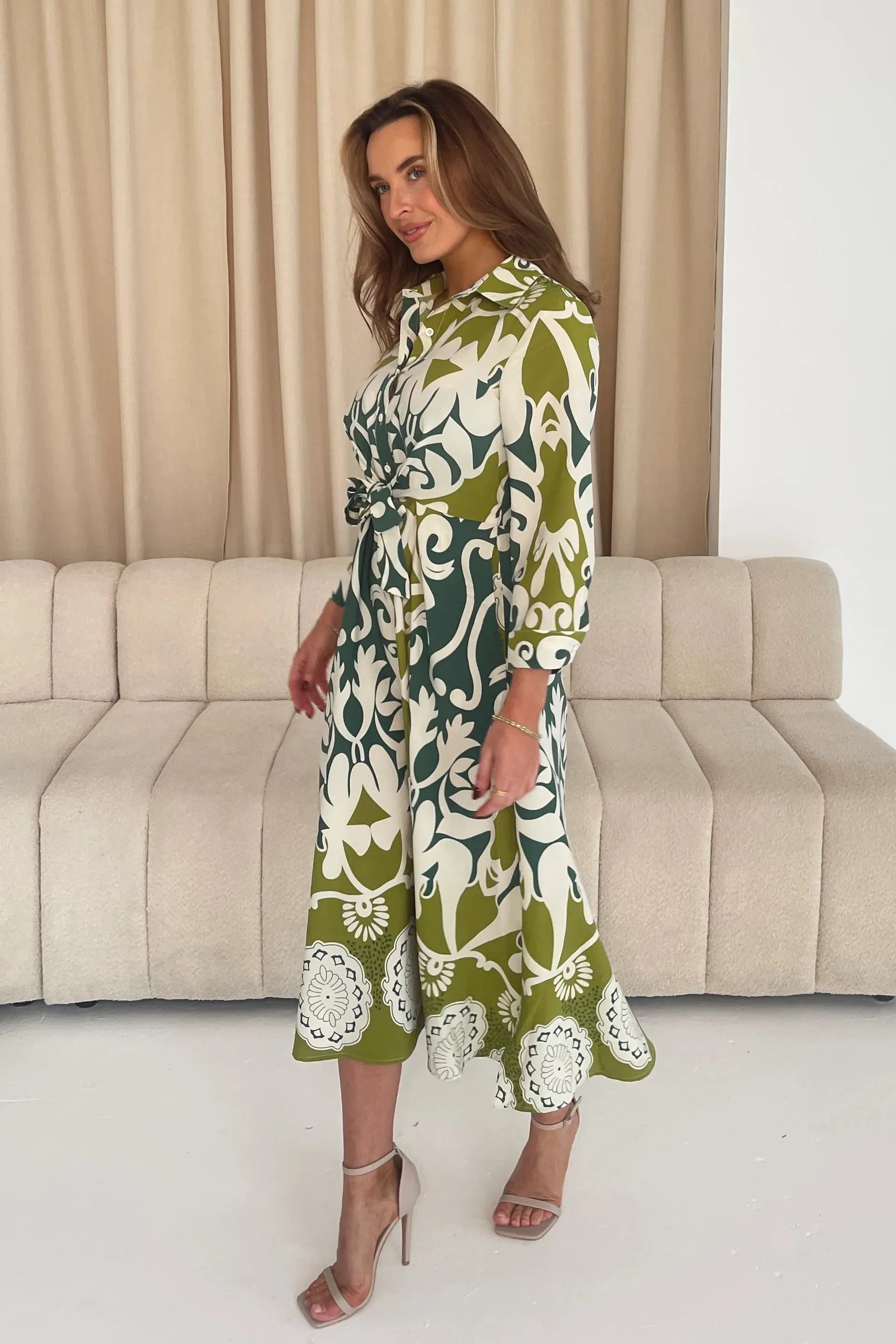 Florin Midi Shirt Dress