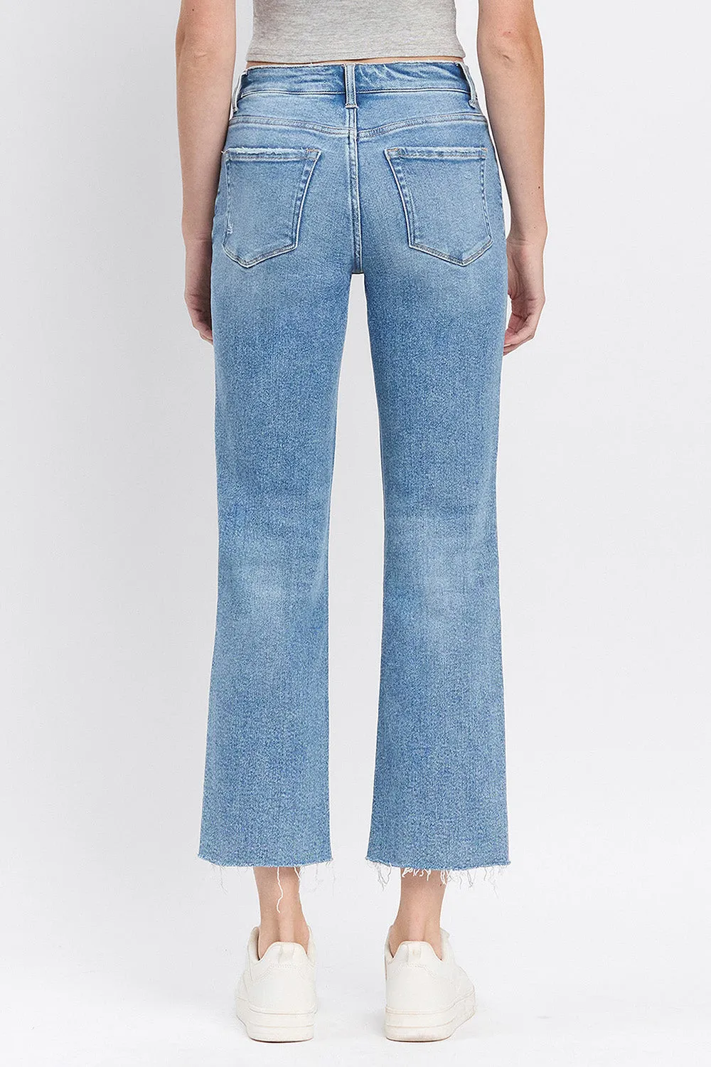 Flying Monkey - High Rise Ankle Straight Jeans - F5866