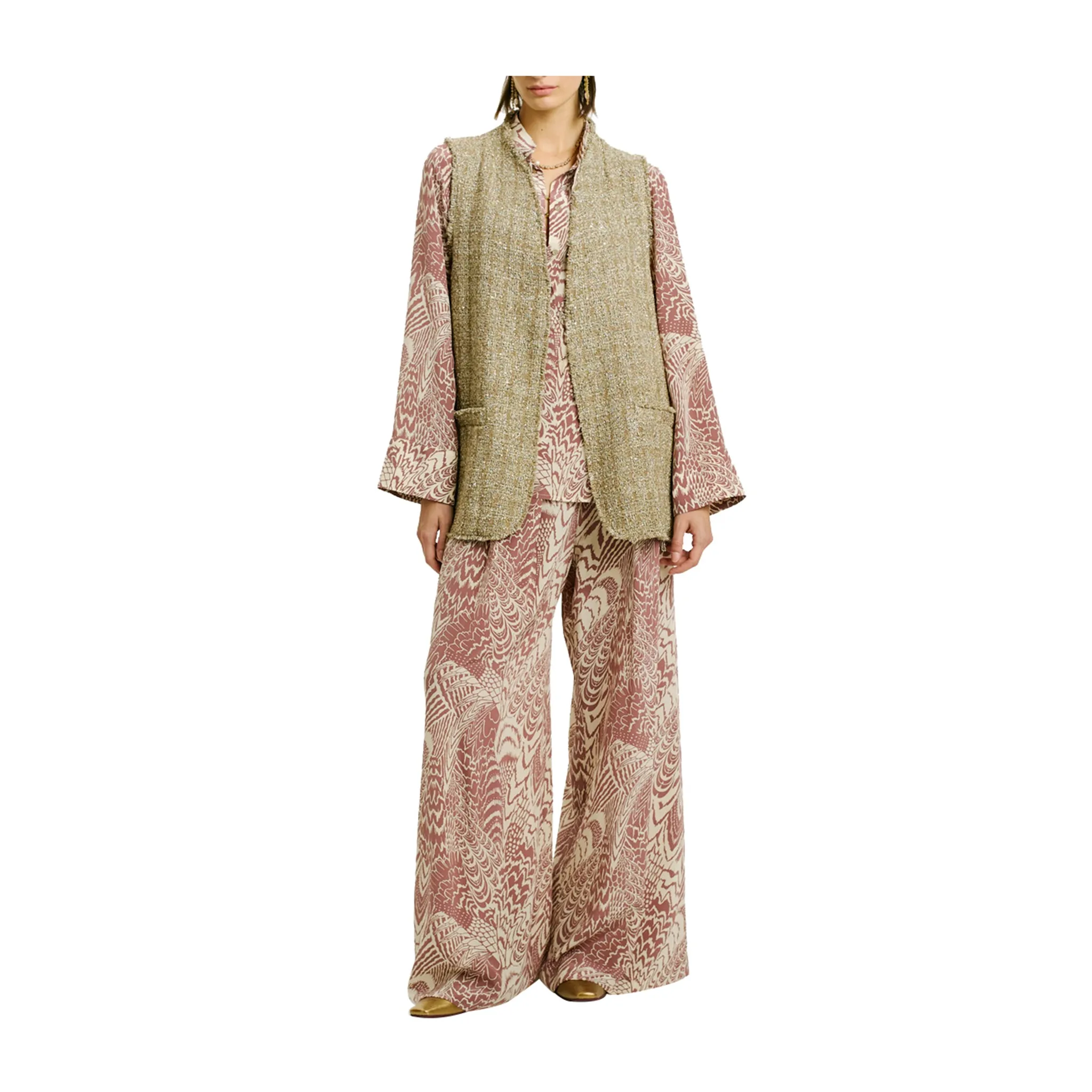 Gilet Donna Manaus Stuoia Lurex