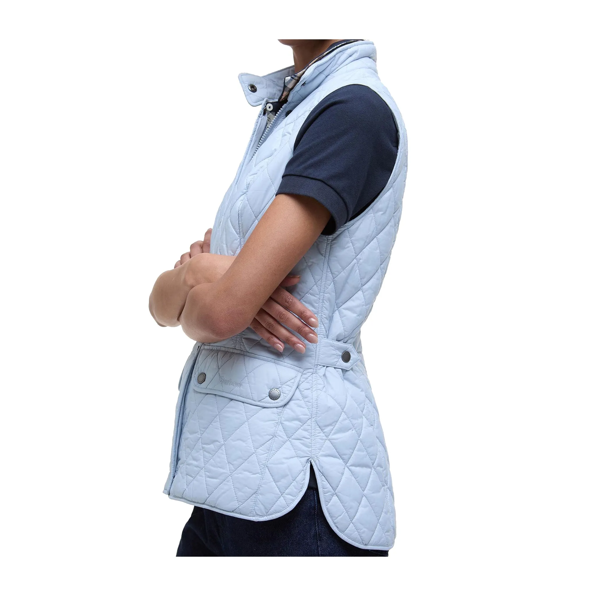 Gilet Donna trapuntato Otterbun Celeste