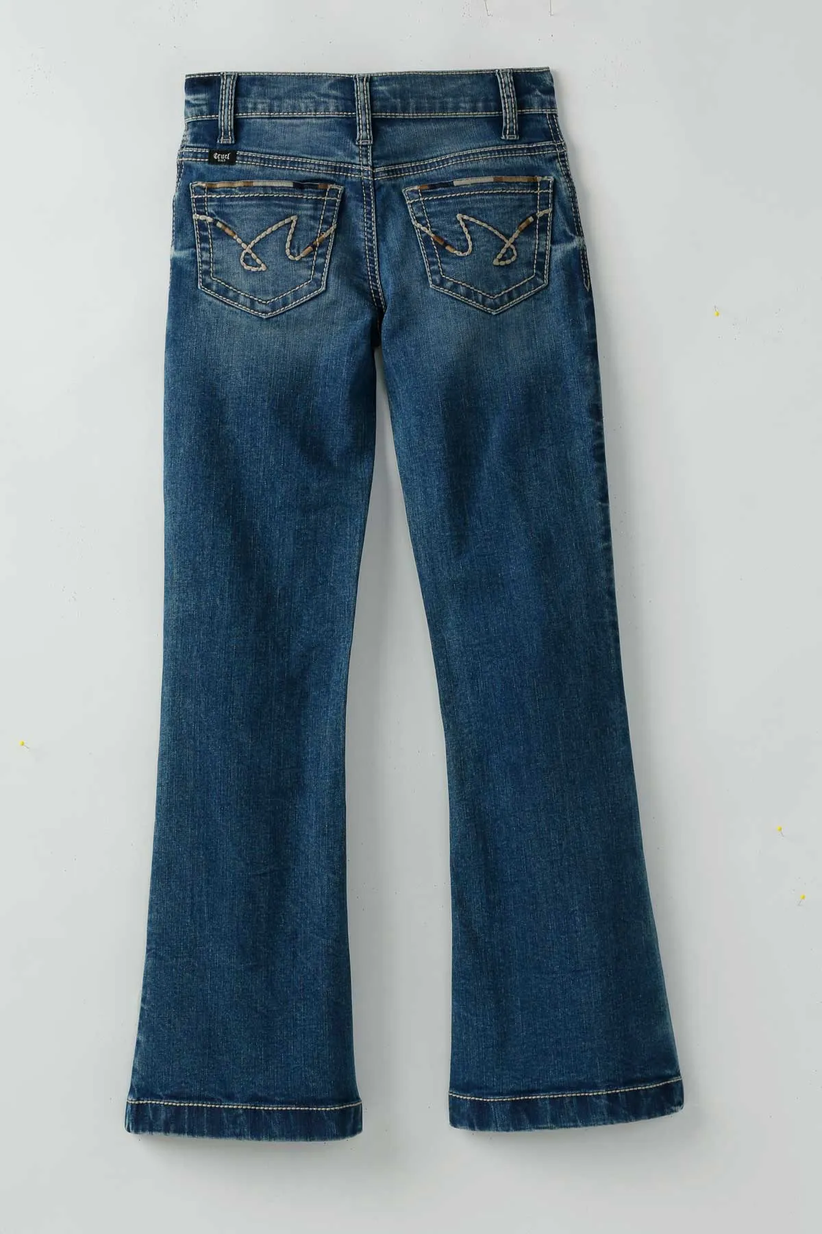 Girl's Violet Trouser Jeans