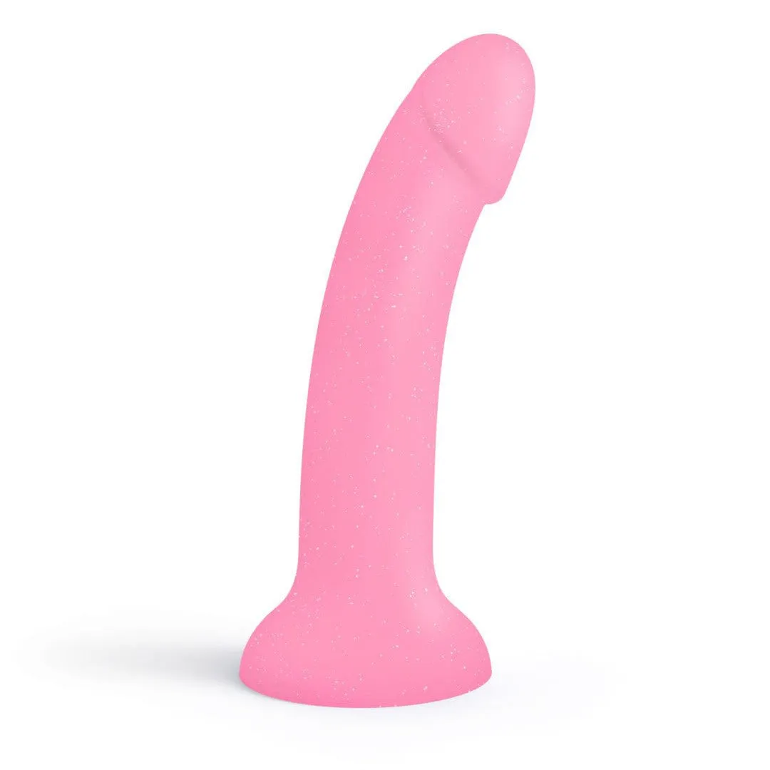 Glitzy Glow in the Dark Silicone Dildo