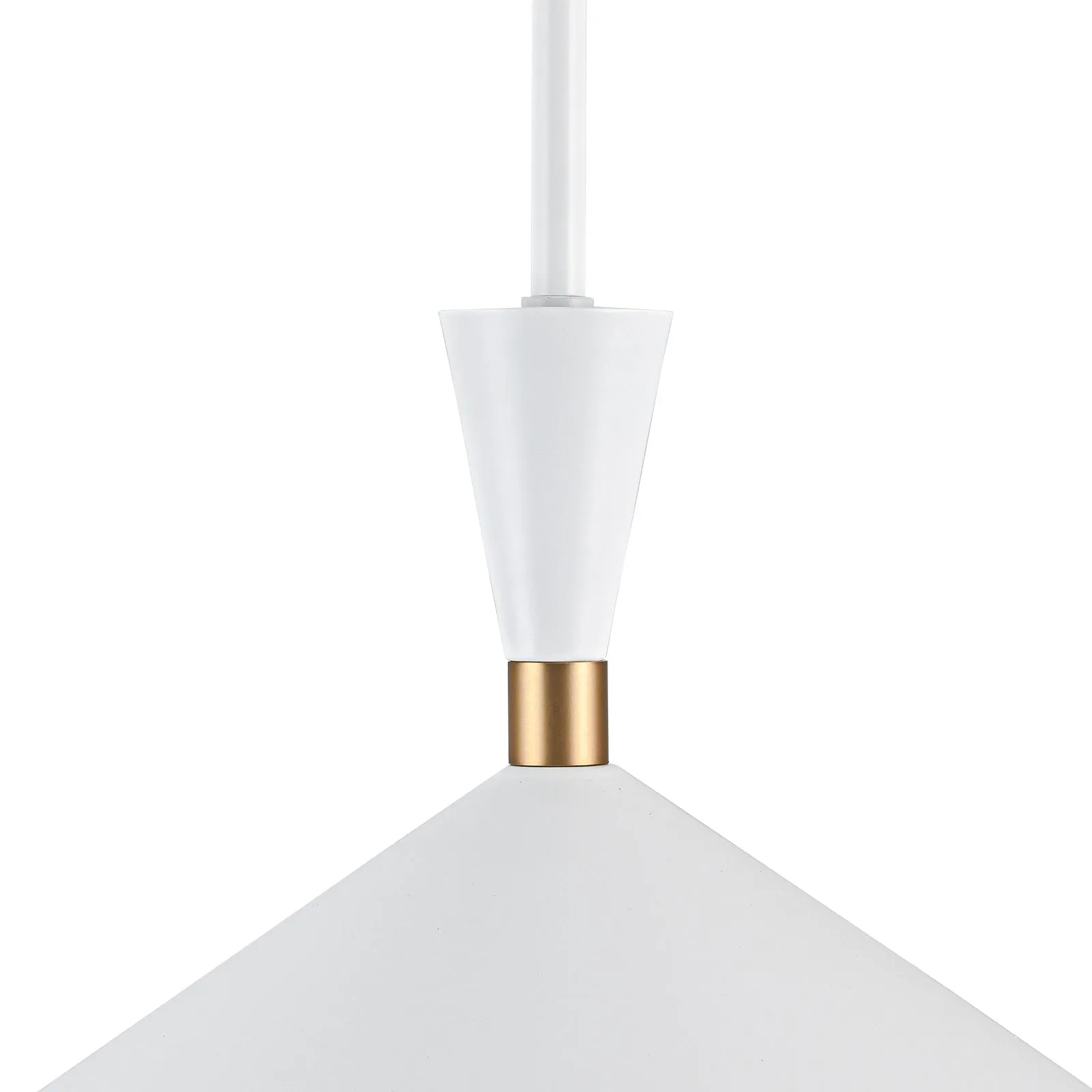 Glowlings 1-Light Modern 15"Wide Metal Cone Dome Pendant Light