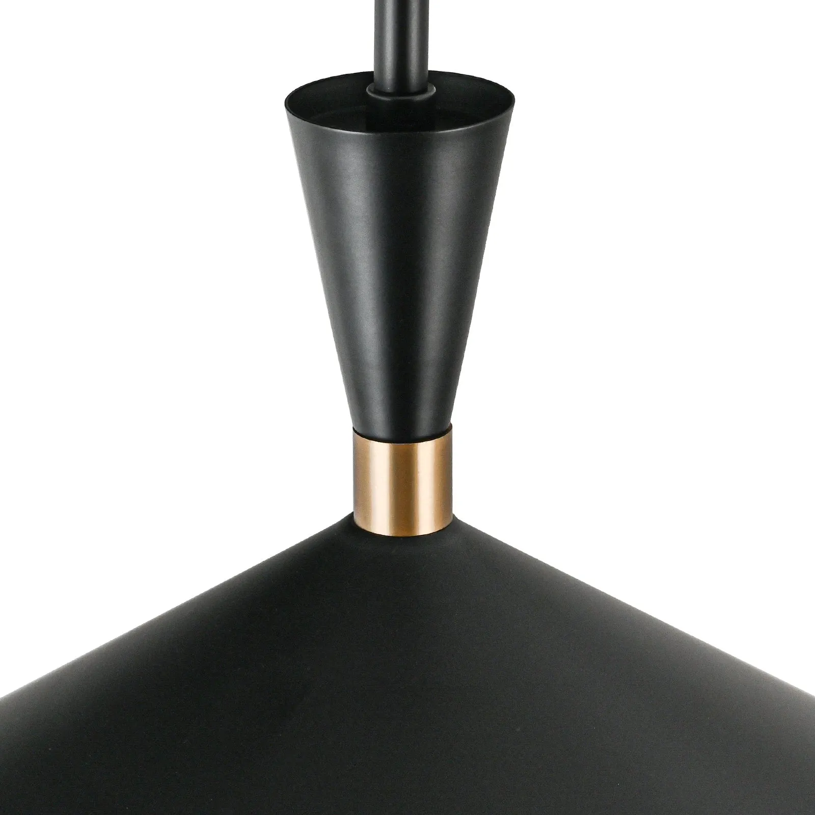 Glowlings 1-Light Modern 15"Wide Metal Cone Dome Pendant Light