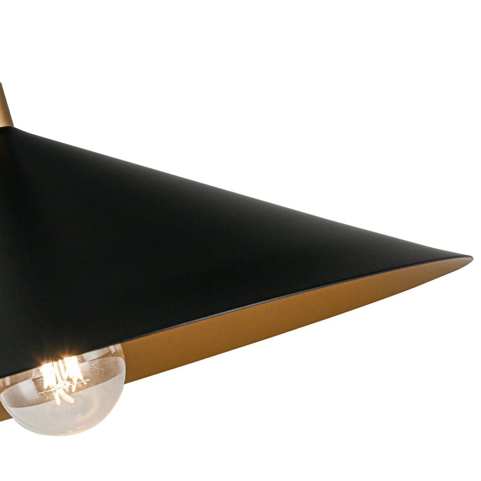 Glowlings 1-Light Modern 15"Wide Metal Cone Dome Pendant Light