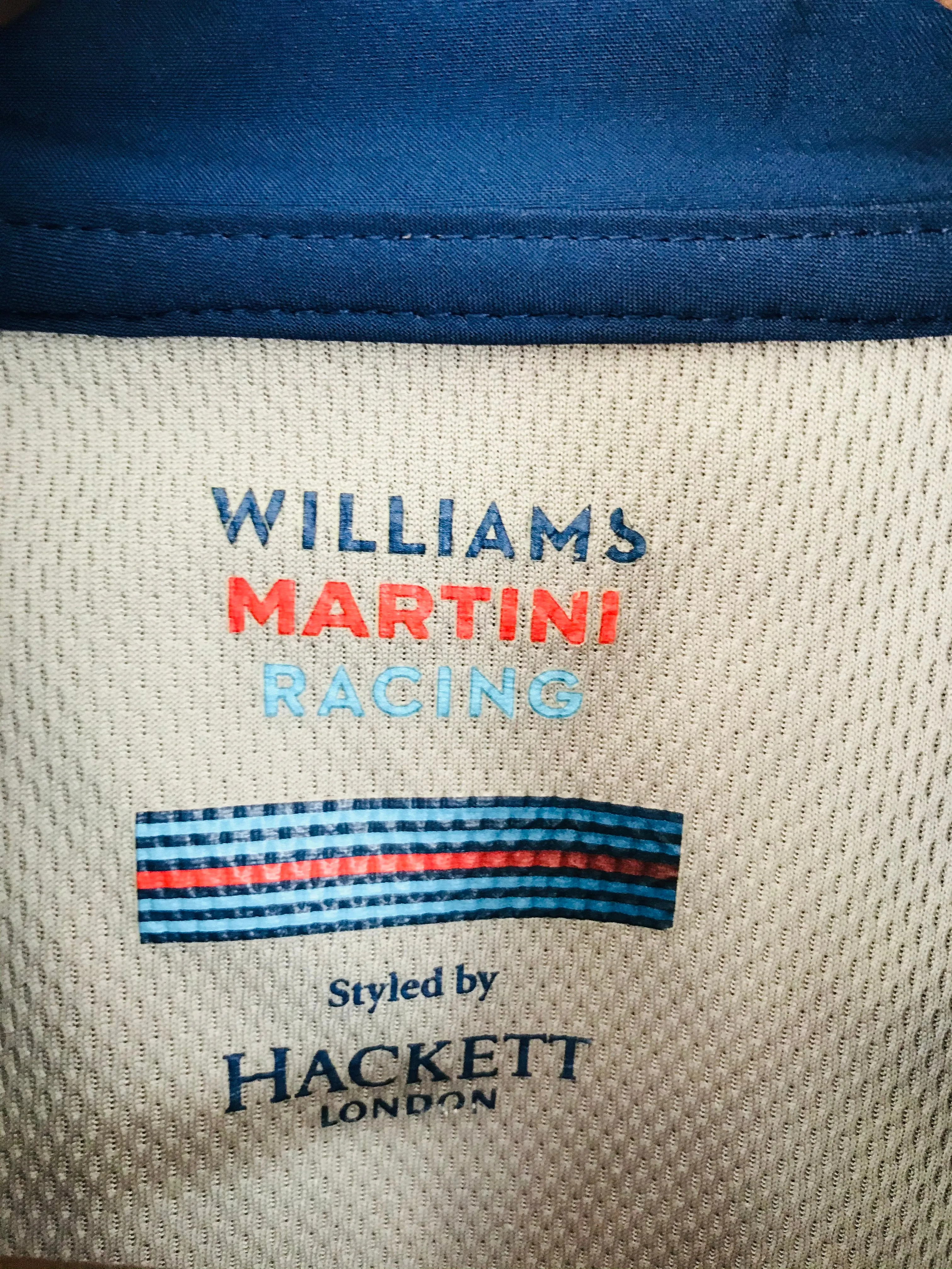 Hackett Men’s Williams Martini Racing Gilet Jacket | L | Blue White