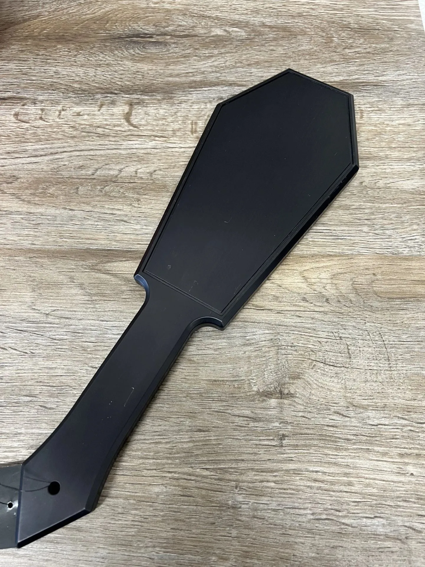 Halloween Exclusive Vlad's Revenge Coffin Shaped Black Anodized Spanking Paddle