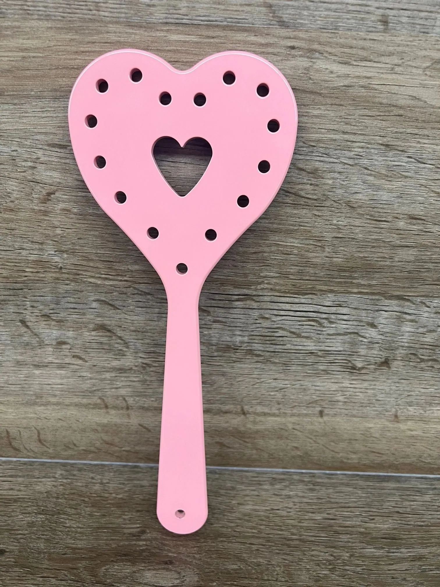 Harley's Heart Spanking Paddle in Aluminum