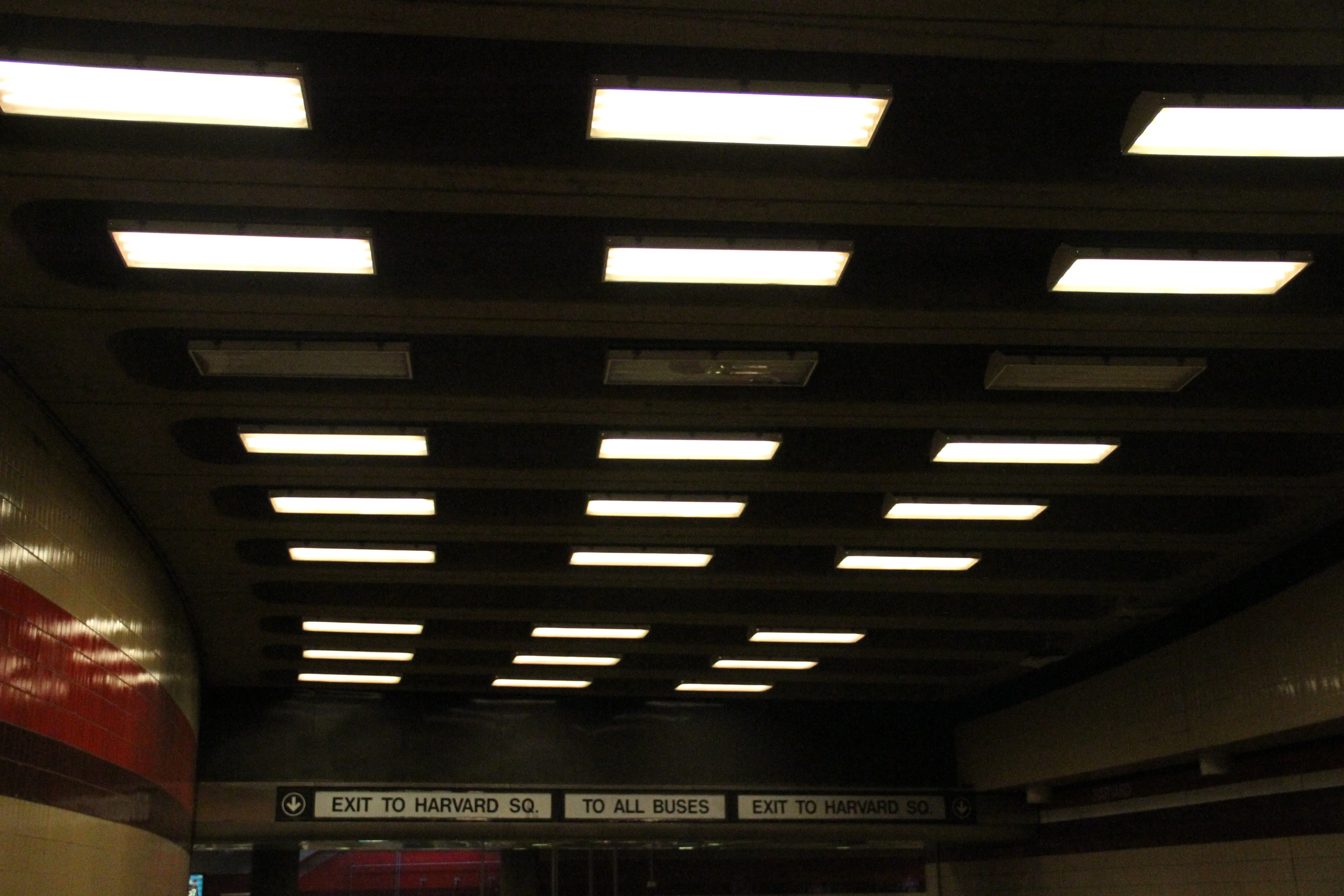 Harvard Station Overhead Sign: TO ALL BUSES - 50% OFF SALE!