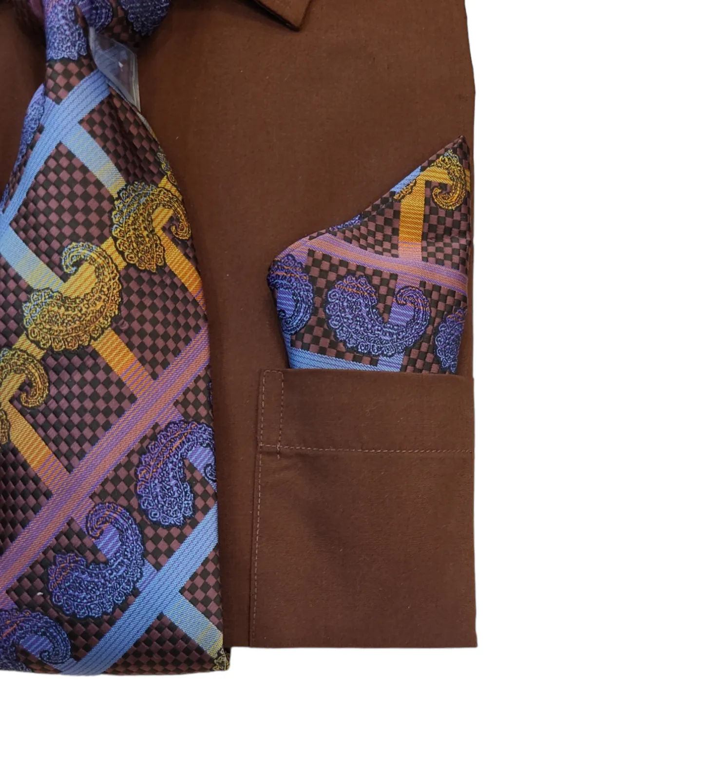 Henri Picard Dress shirt with Matching tie