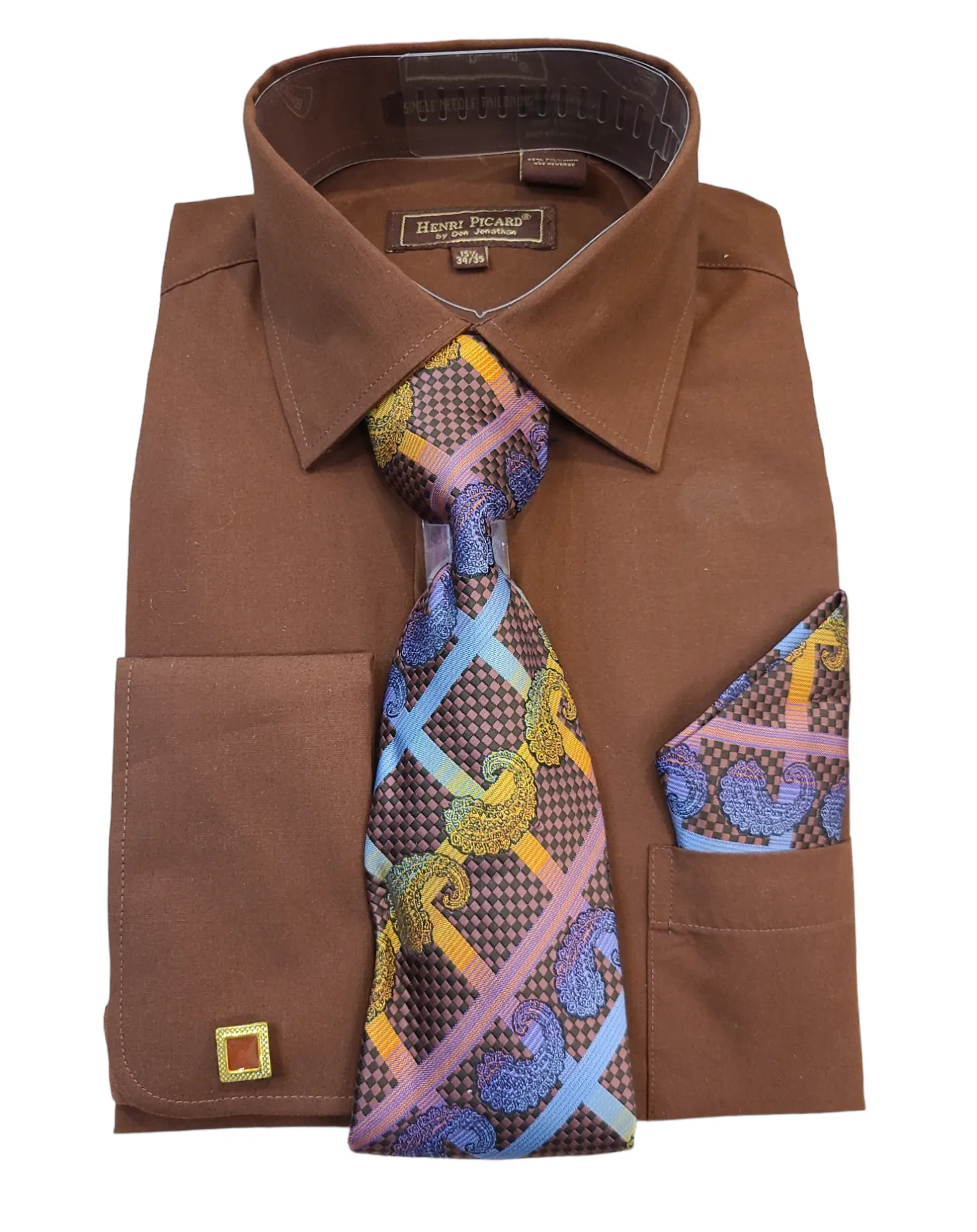 Henri Picard Dress shirt with Matching tie