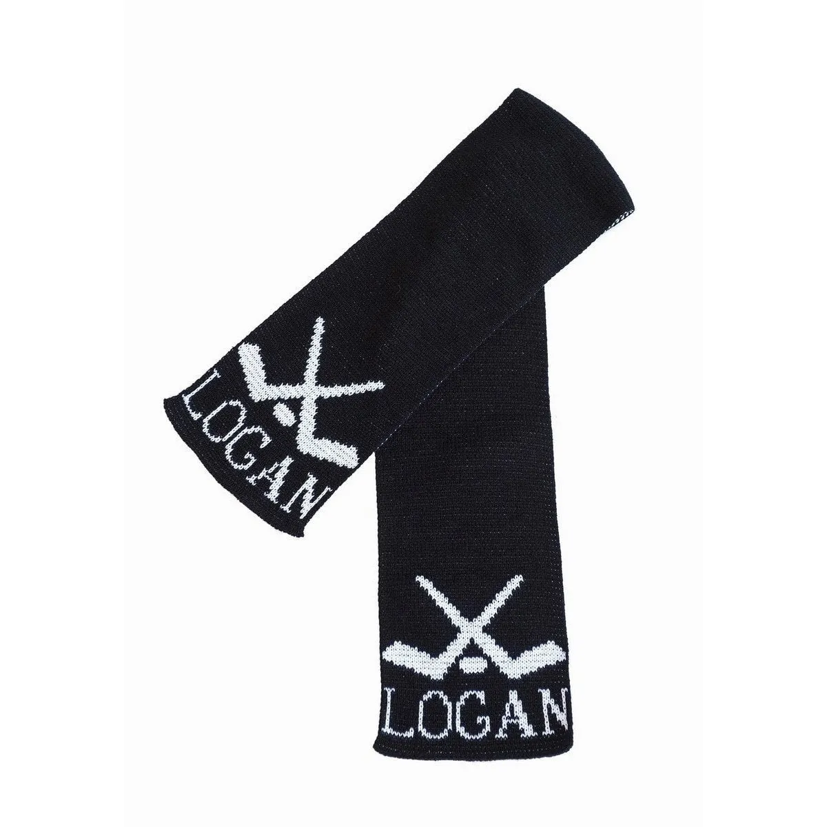 Hockey Personalized Knit Scarf
