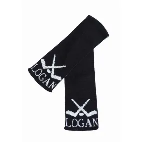 Hockey Personalized Knit Scarf