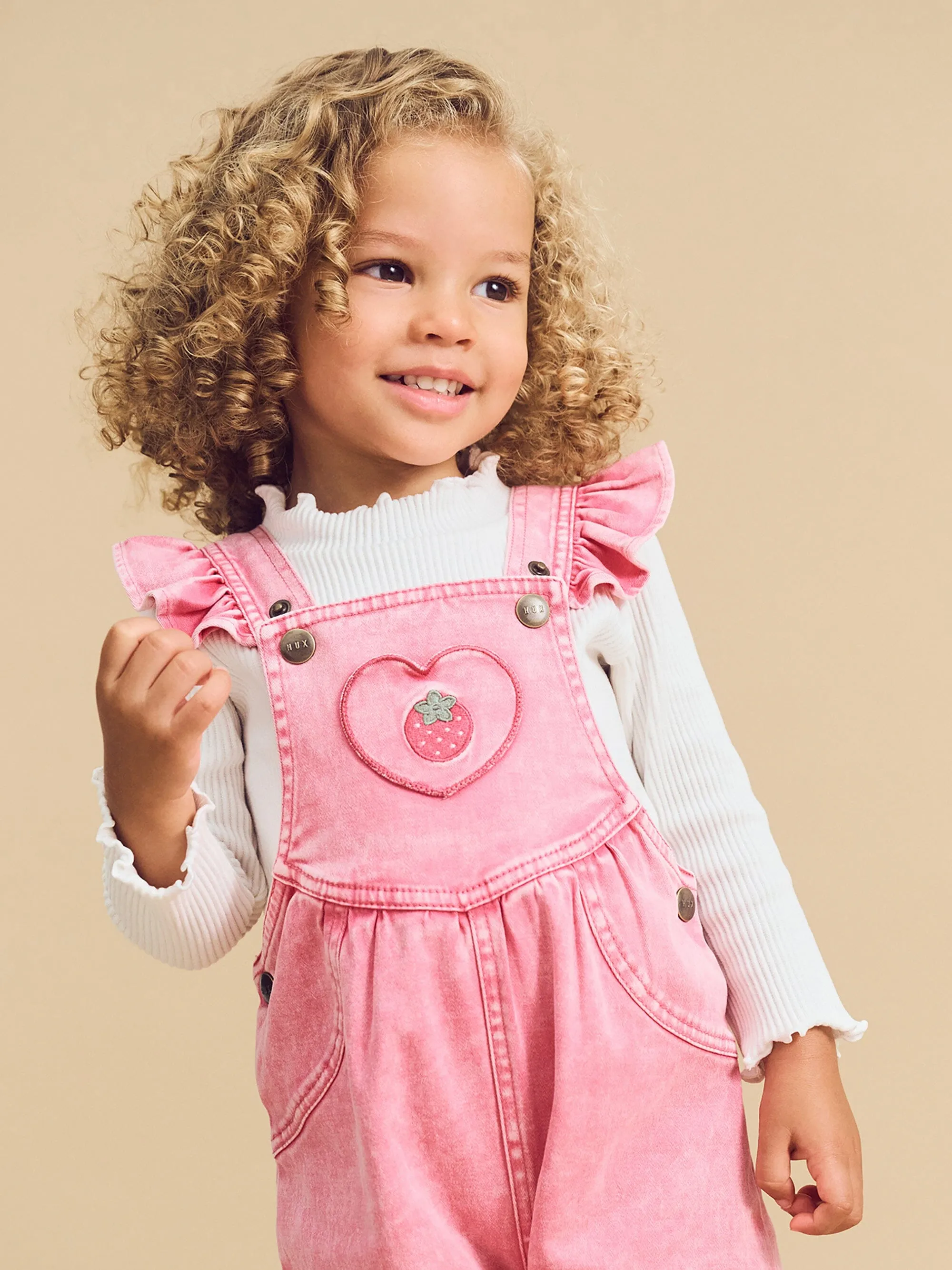 Huxbaby - Berry Vintage Overall - HB0150S24
