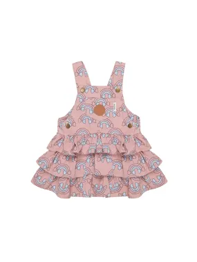 Huxbaby Rainbow Overall Frill Dress