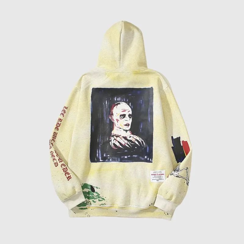Hyakki Graffiti Print Hoodie