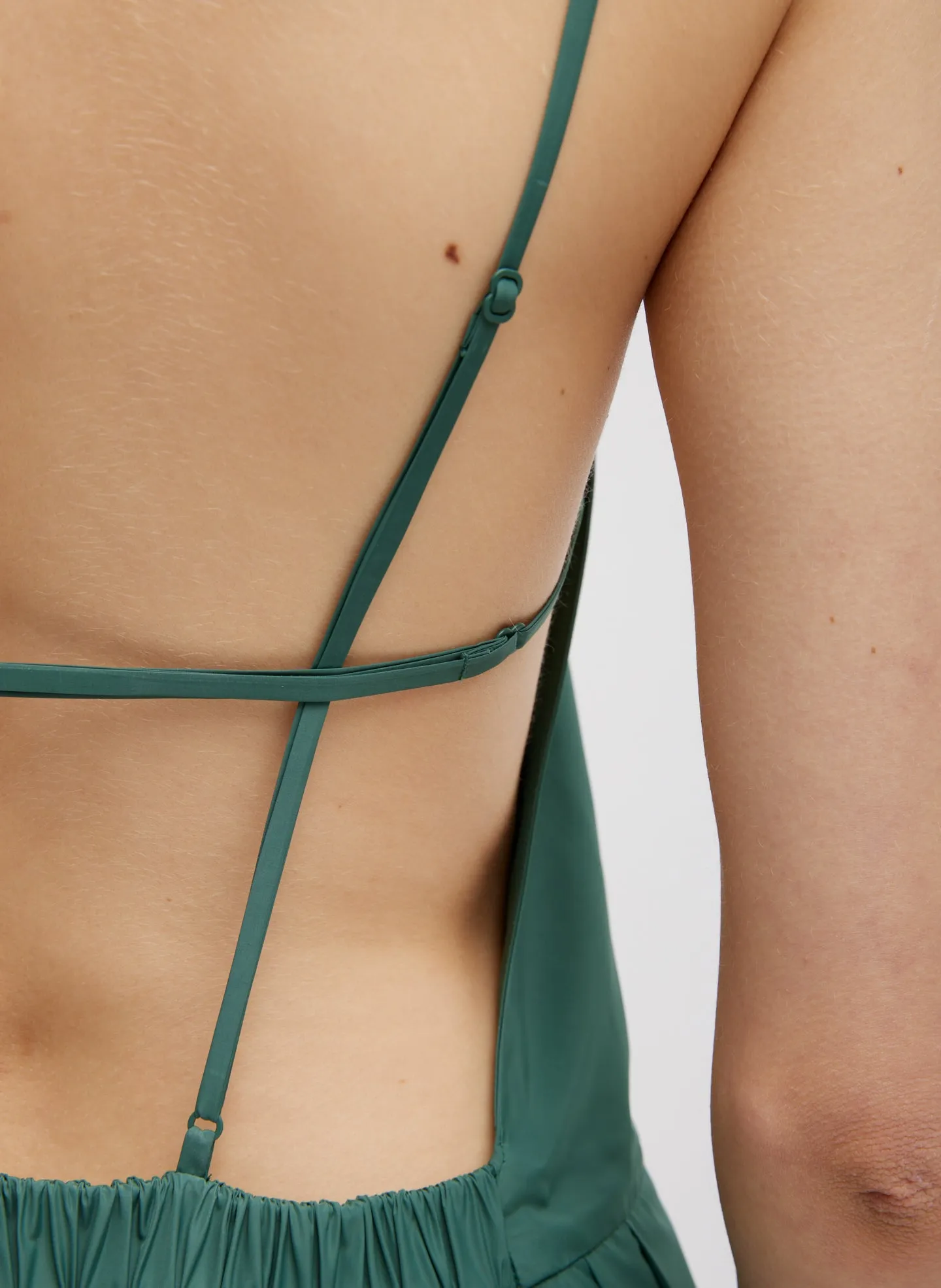 Italian Sporty Nylon Overall Dress