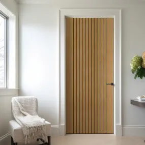 J B Kind Laminates Aria Oak Coloured Fire Internal Door - 1/2 Hour Fire Rated - Prefinished