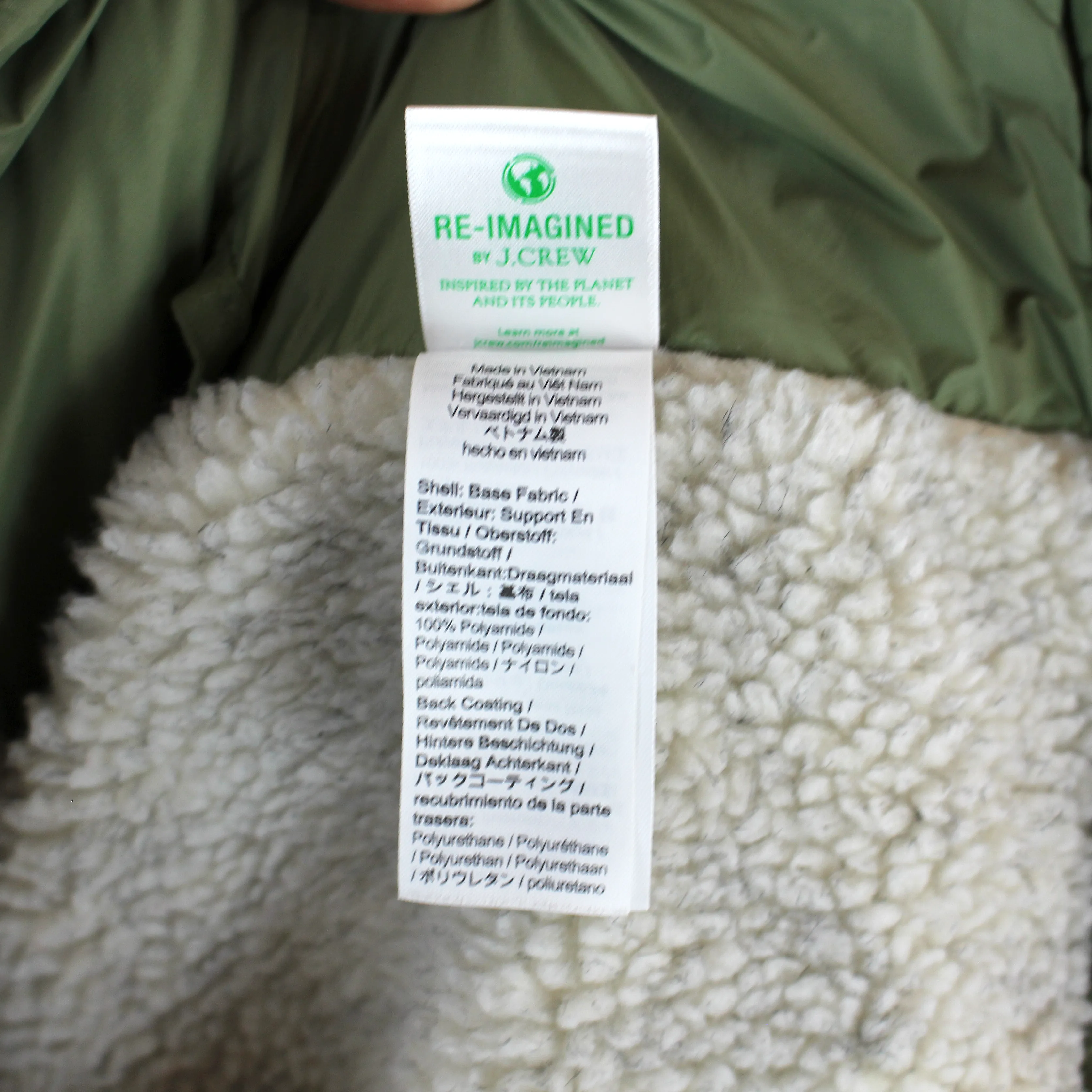 J. Crew Sherpa Lined Jacket