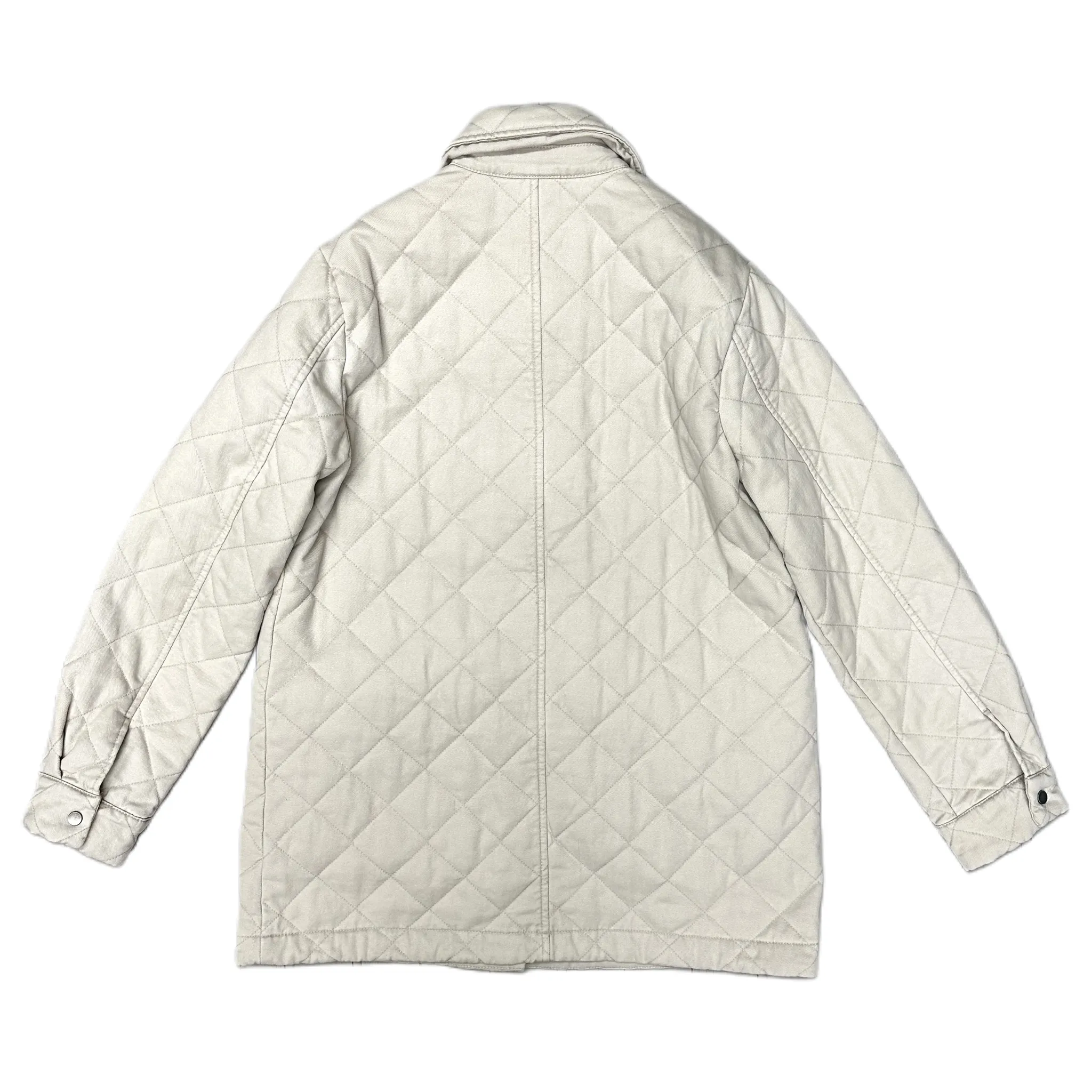 Jacket Puffer & Quilted By Joie In Grey, Size: M