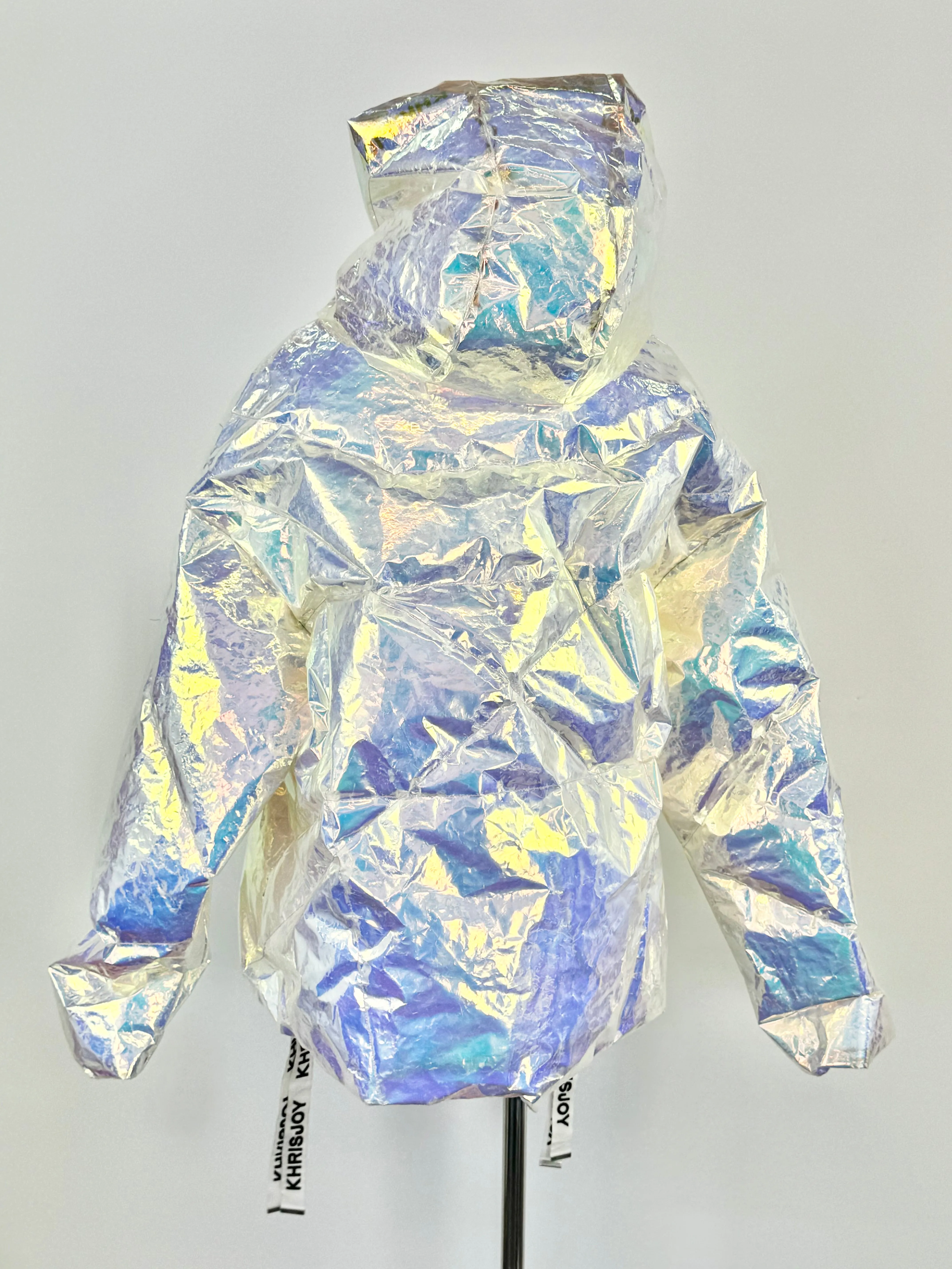 Khrisjoy Fairy Pink Holographic Puffer Jacket - AU10